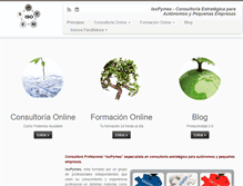 Tablet Screenshot of isopymes.com
